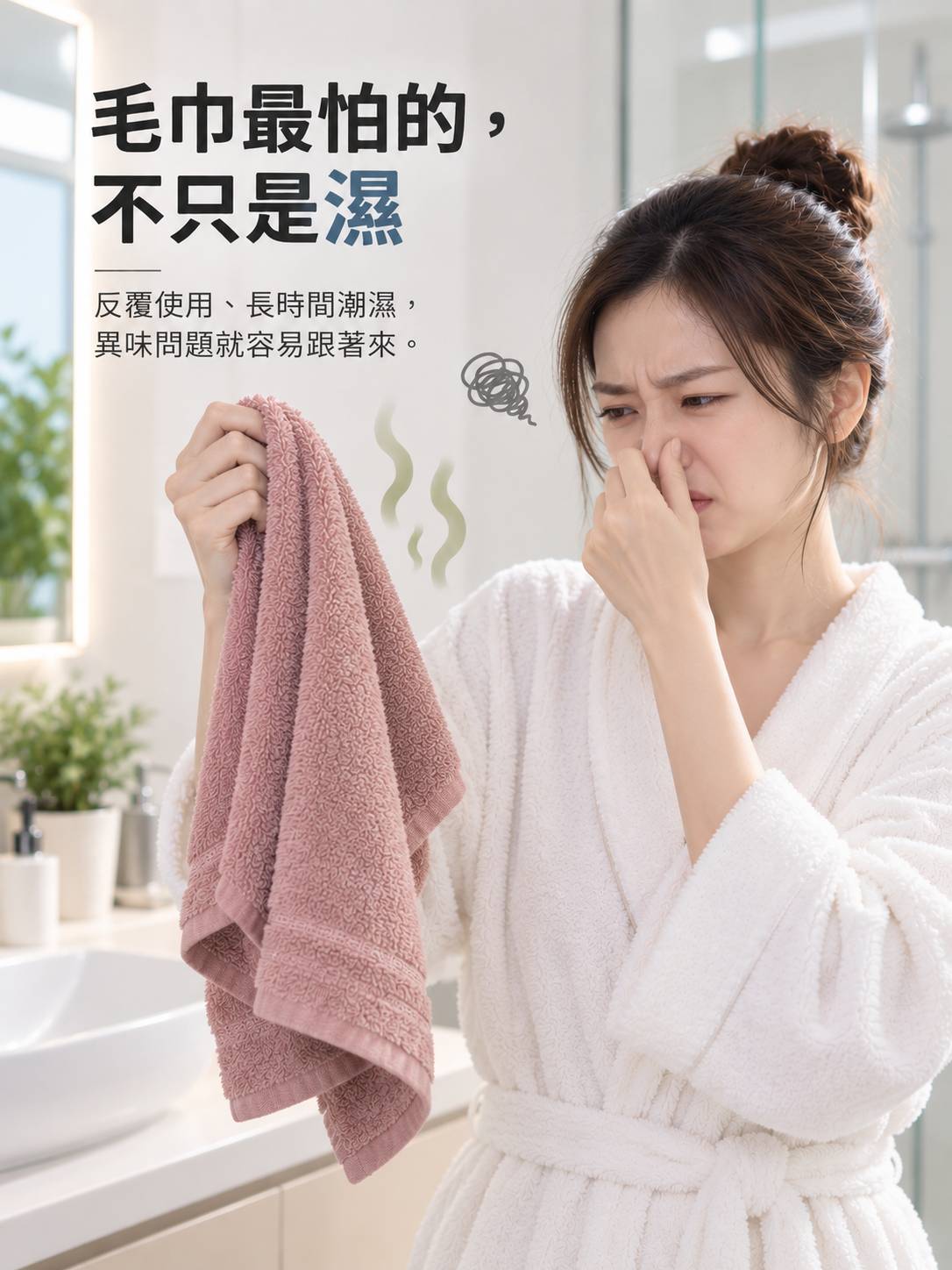 維納斯特波麗機能毛巾－毛巾最怕的，不只是濕