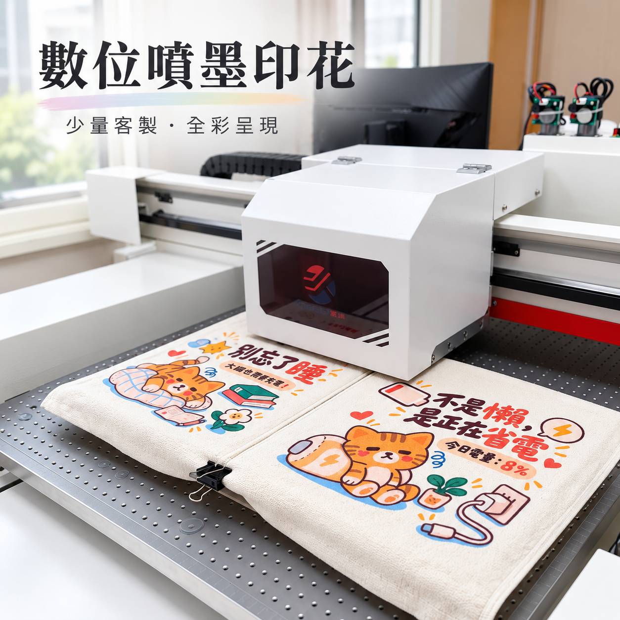 數位噴墨客製服務｜把你的創意，印成一條毛巾 主圖 2