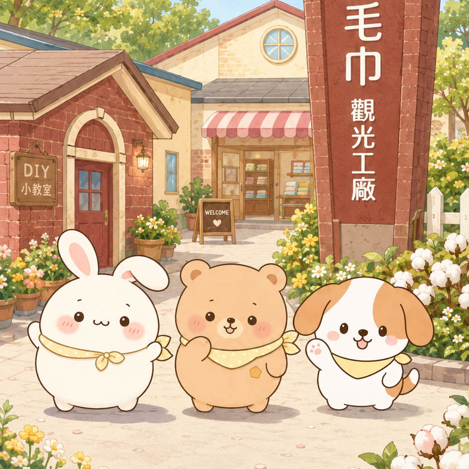 《領巾圓寶》｜從毛巾故事裡誕生的三個小夥伴