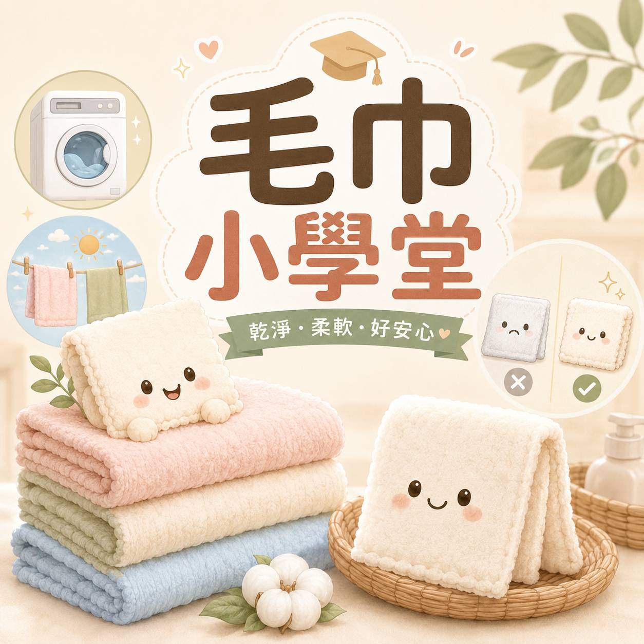 毛巾小學堂